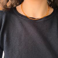 Collana in Oro Giallo 18k (750) con Cristalli Swar