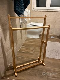 Portasciugamani bambú, per bagno