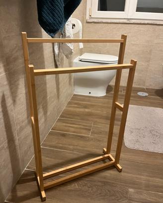 Portasciugamani bambú, per bagno