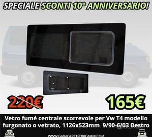 Vetro fumé centrale scorrevole Volkswagen T4