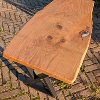 Tavolino in legno di Rovere e Resina