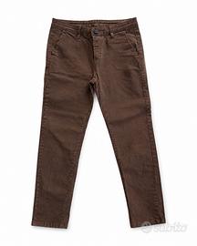 Pantaloni marroni taglia XS made in italy