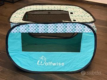 Wolfwise Tenda Recinto Pieghevole per Animali TG M