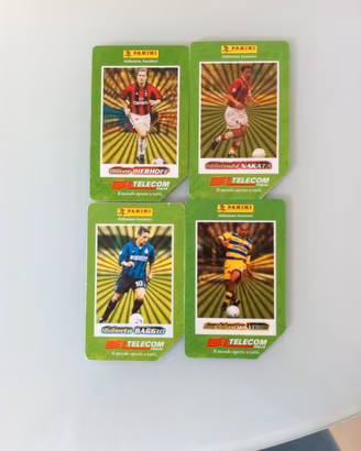 SCHEDE TELEFONICHE CALCIATORI PANINI