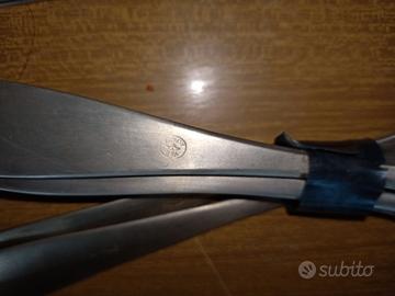 Posate Alpacca vecchie rame Argentone