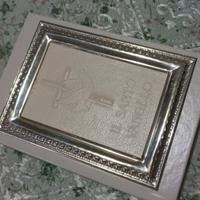 vangelo con copertina con cornice in argento 