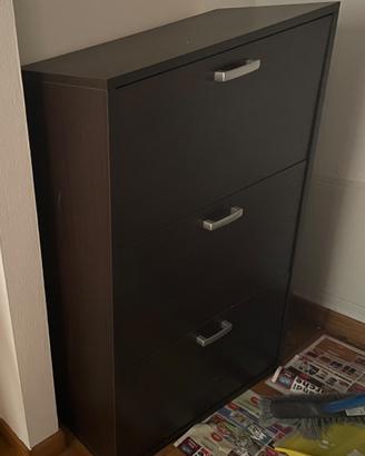 Scarpiera in legno laminato