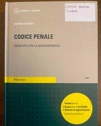 Codice Penale Annotato con la Giurisprudenza 2026