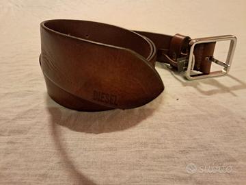 Cintura unisex DIESEL cm 90 col marrone Originale