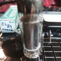 VALVOLA EL84 RCA NUOVA TESTATA CON PROVAVALVOLE .