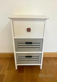 Cassettiera Maison du Monde  legno bianco