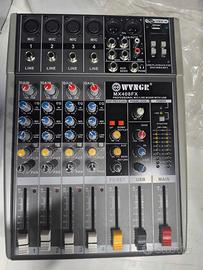 mixer audio con effetti