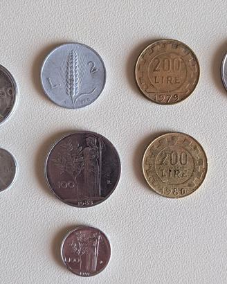Monete da collezione lira e straniere 