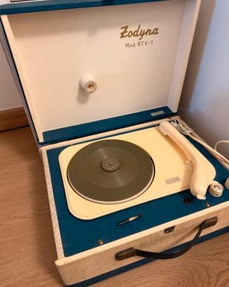 giradischi vintage zodyna