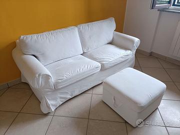 Divano letto biposto e pouf contenitore 