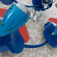 applique da cameretta bambino aerei e nuvole