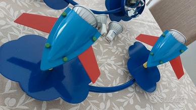 applique da cameretta bambino aerei e nuvole