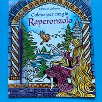 libro coloro per magia Raperonzolo