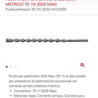Hilti Punte perforatore TE-YX (Nuovo)