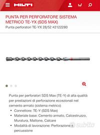 Hilti Punte perforatore TE-YX (Nuovo)