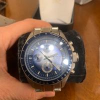 Orologio in acciaio crono dianetro quadrante 5cm