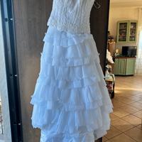 Abito da sposa romantico a balze