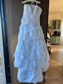 Abito da sposa romantico a balze