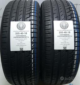 2 GOMME 205 40 18 CONTINENTAL A68915