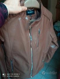 giubbino in pelle marrone Alcott taglia S 