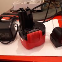 Batteria e caricabatteria trapano