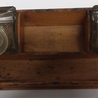 CALAMAIO LEGNO E VETRO DUE VASCHETTE  -  CALA0005