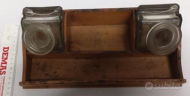 CALAMAIO LEGNO E VETRO DUE VASCHETTE  -  CALA0005