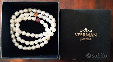 Set 3 braccialetti in perle