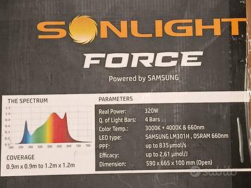 Lampada growing led Samsung full spectrum
