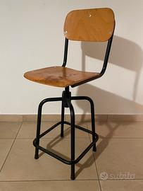 Sgabelli istituto d’arte anni ‘70 industrial