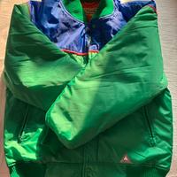 Vintage Fiorucci bomber jacket anni 80 verde blu
