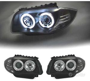 FARI BMW E81 E87 E82 E88 ANGEL EYES SFONDO NERO