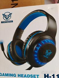 cuffia da gaming cuffie con microfono