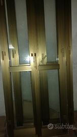 Infissi in Alluminio colore bronzo