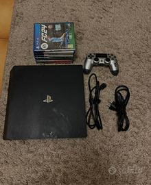 PlayStation Pro 4 + 8 Giochi + Controller + Cavi