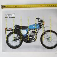 Benelli 125 Enduro 1975 depliant brochure moto