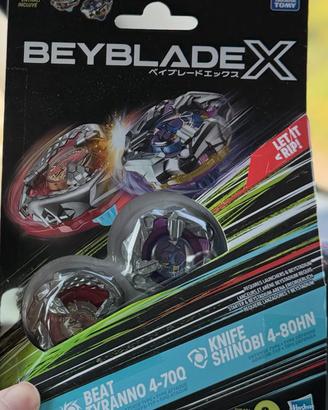 Beyblade Beat Tyranno e Knife Shinobi