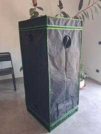 KIT Grow Box  + Lampada LED Mars Hydro + 2 Ventole