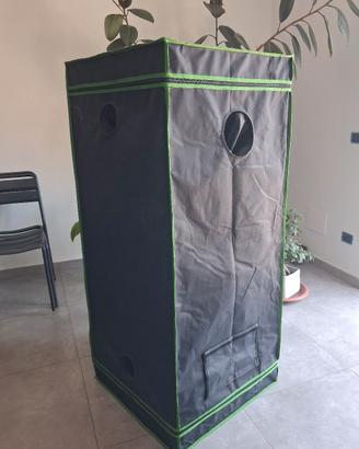 KIT Grow Box  + Lampada LED Mars Hydro + 2 Ventole