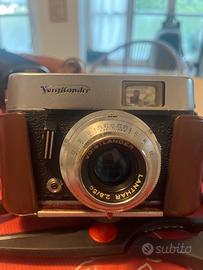 Voigtländer  + lanthar 28/50 custodia  in pelle