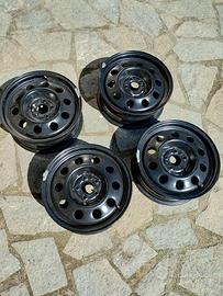 cerchi in ferro 5x100 x 15''