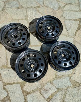 cerchi in ferro 5x100 x 15''