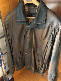 Giacca bomber uomo in vera pelle taglia 58