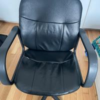 Sedia in ecopelle da scrivania