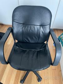 Sedia in ecopelle da scrivania